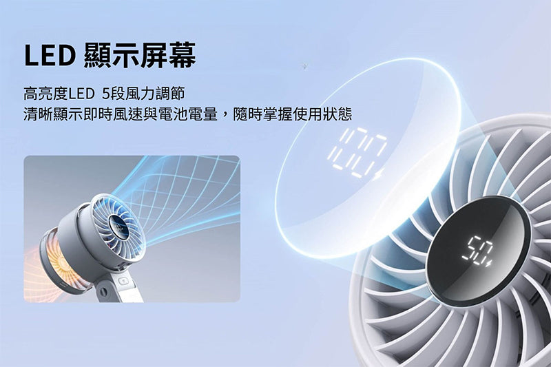 JisuLife 几素 Handheld Fan Life7 摺疊式 手持高速風扇