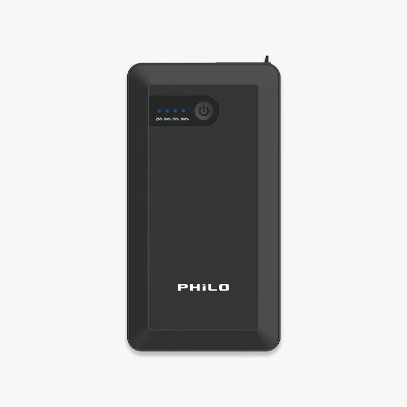 【Philo 飛樂】純黑潮酷款 8000mAh汽油版救車行動電源｜PQC-8000SE