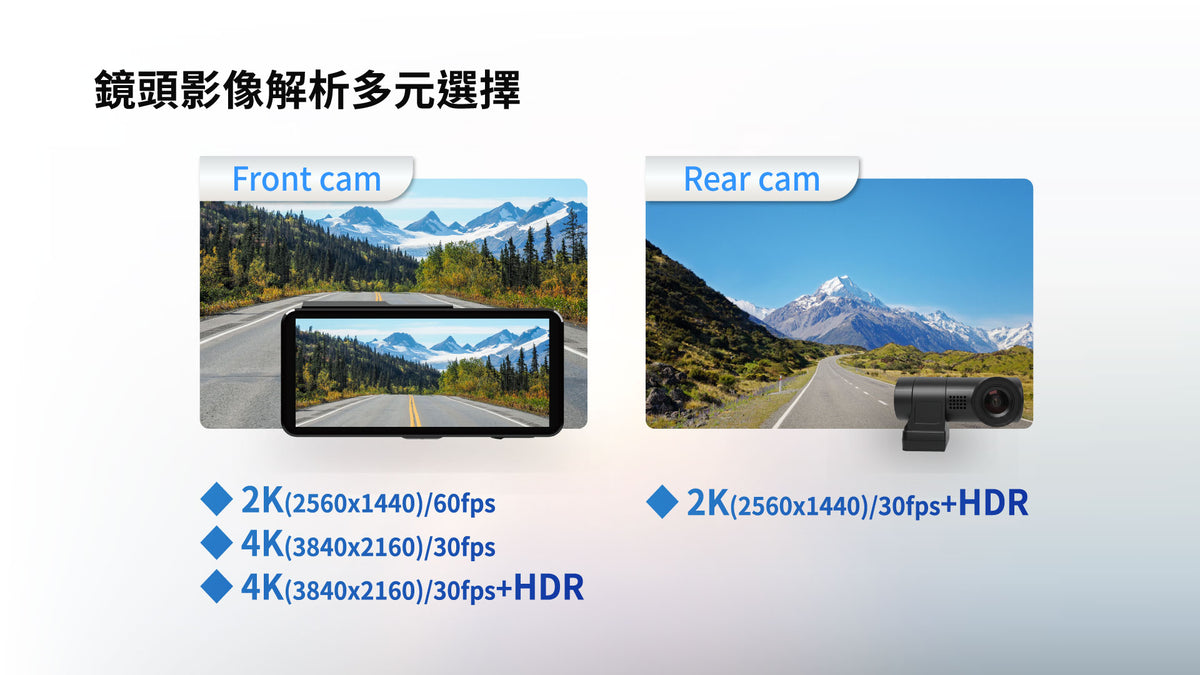 快譯通 V92AGH 前4K後2K 星光級 WiFi GPS 雙鏡頭行車記錄器