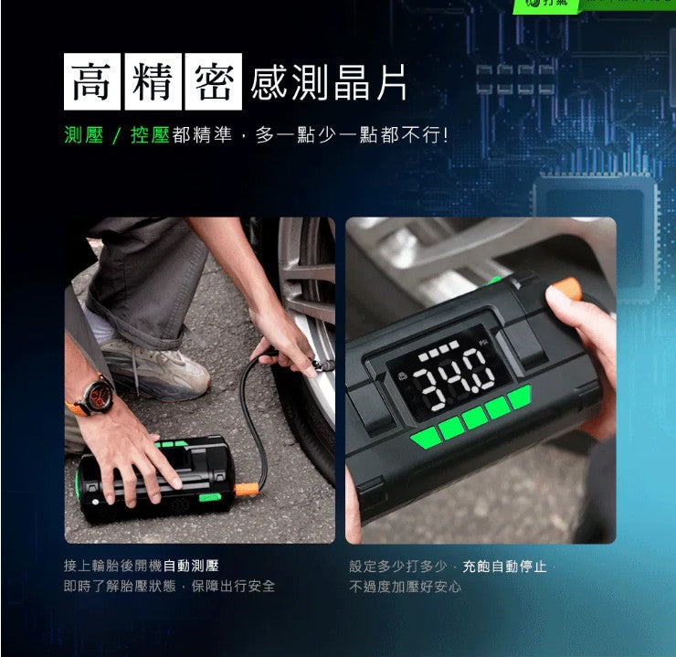STP70 行車救援王 首創 救車 X 打氣多功能機【旗艦版】