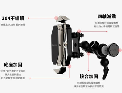 grantclassic 二勢力 Dualfind Air 機車手機支架 標準版