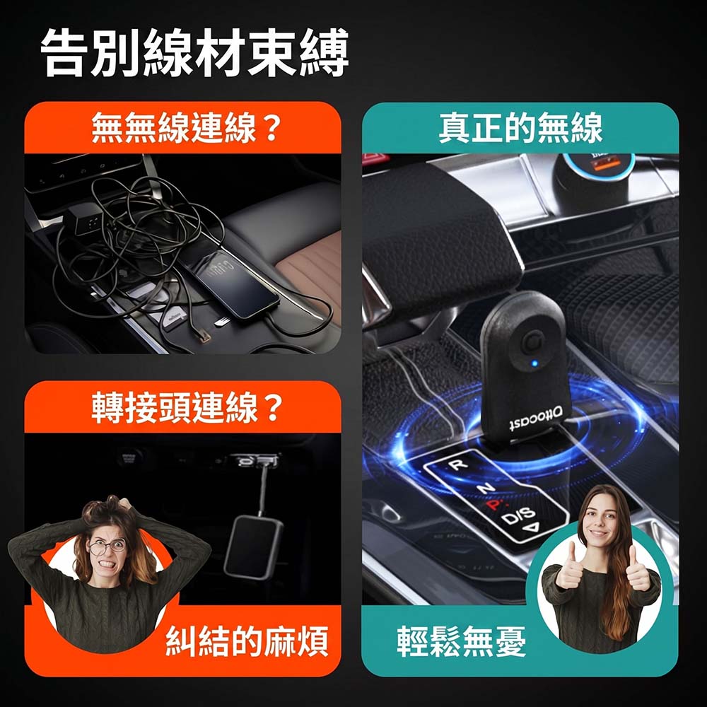 OTTOCAST Mini 二合一無線轉接器