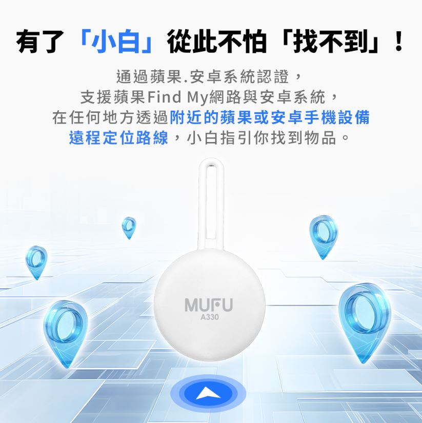 MUFU A330 小白尋找器 支援蘋果 iOS /安卓 Android