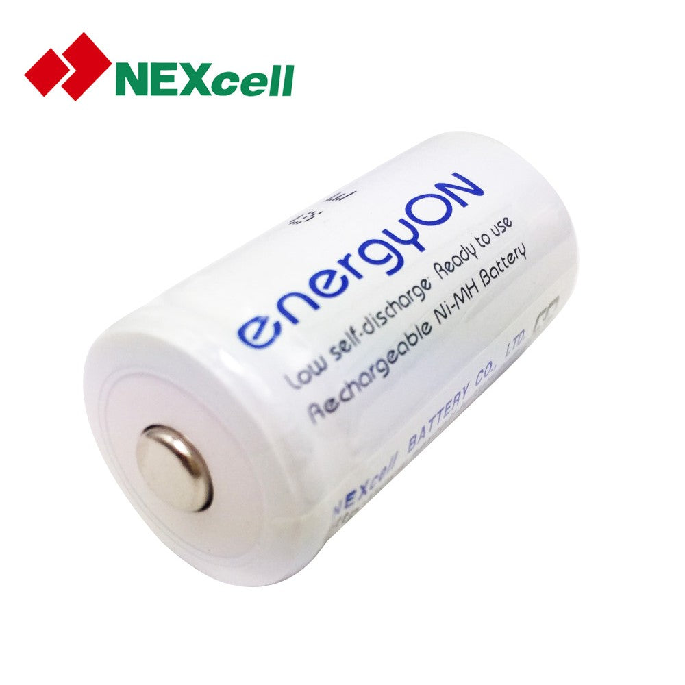 NEXcell 耐能 energy on C 【4500mAh】鎳氫低自放充電電池 2號 可充500次