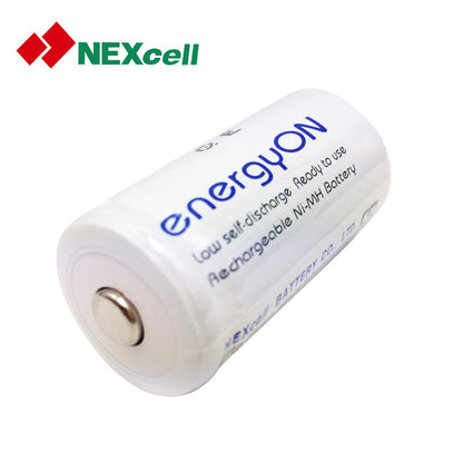 NEXcell 耐能 energy on C 【4500mAh】鎳氫低自放充電電池 2號 可充500次