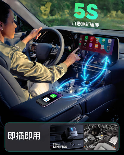 OTTOCAST MINI PICO 車用無線CarPlay