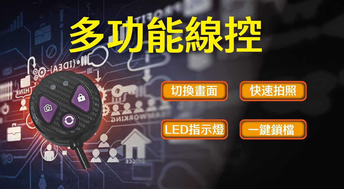 星易科技 Aquarius水瓶座 前後雙鏡頭多功能行車記錄器