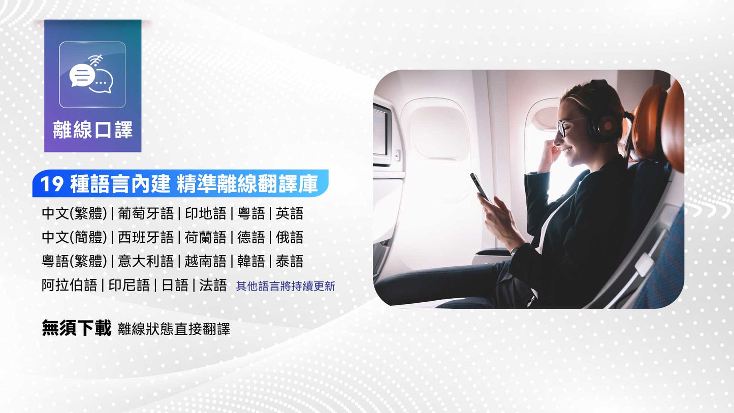 快譯通 VT660 雙向即時智慧口譯機｜出國旅遊商務必備