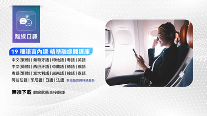 快譯通 VT660 雙向即時智慧口譯機｜出國旅遊商務必備