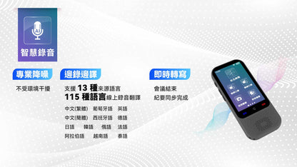 快譯通 VT660 雙向即時智慧口譯機｜出國旅遊商務必備