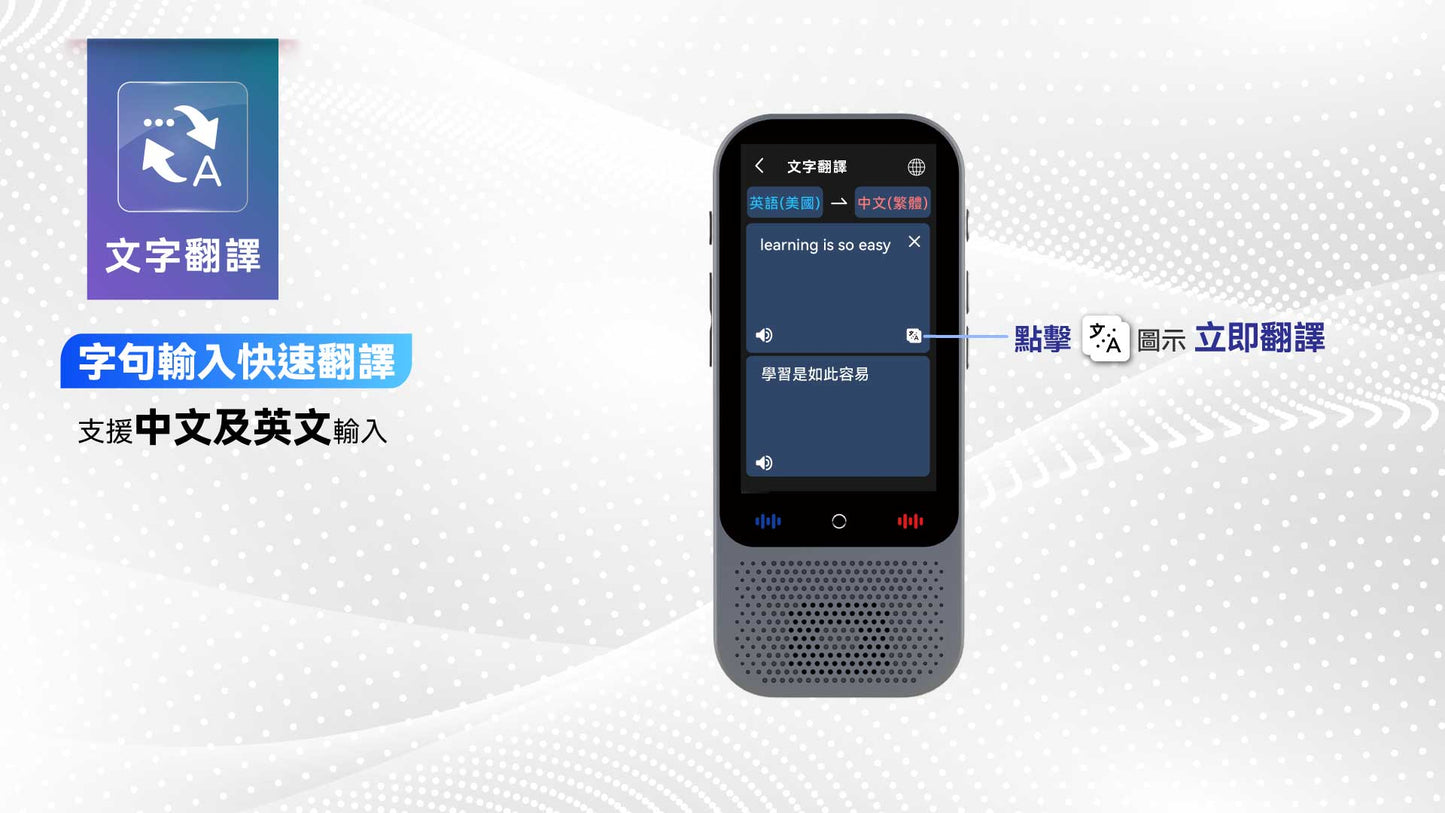 快譯通 VT660 雙向即時智慧口譯機｜出國旅遊商務必備